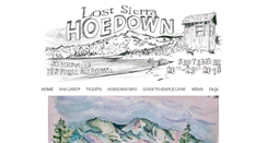 Desktop Screenshot of lostsierrahoedown.com